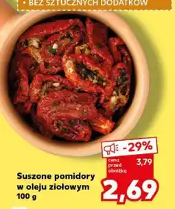 Kaufland Suszone pomidory w oleju ziołowym 100 g oferta