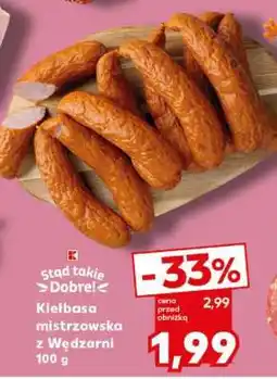 Kaufland Kiełbasa mistrzowska z Wędzarni 100 g oferta