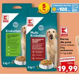 Kaufland Karma dla psów różne rodzaje 5 kg opakowanie oferta