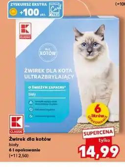 Kaufland Żwirek dla kotów oferta