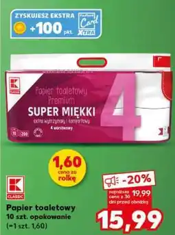 Kaufland Papier toaletowy 10 szt. opakowanie oferta