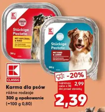 Kaufland Karma dla psów oferta