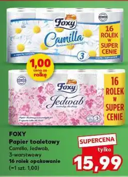 Kaufland FOXY Papier toaletowy Camilla, Jedwab, 3-warstwowy oferta