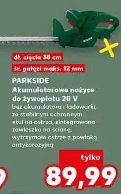 Kaufland PARKSIDE Akumulatorowe nożyce do żywopłotu, 20 V oferta