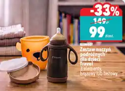 Biedronka Kidmert Zestaw naczyń podróżnych dla dzieci Travel oferta