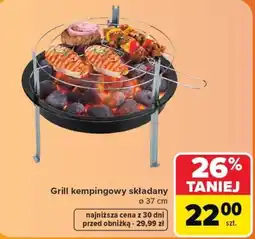 Carrefour Grill kempingowy składany oferta