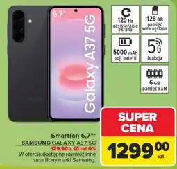 Carrefour Smartfon 6,7" Samsung Galaxy A37 5G oferta