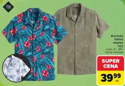 Carrefour Koszula letnia męska TEX oferta