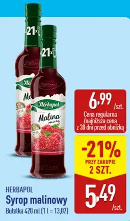 ALDI Herbapol Syrop malinowy oferta