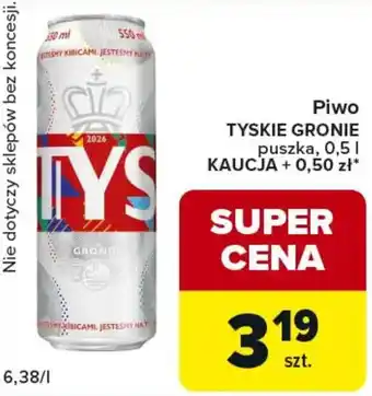 Globi Piwo TYSKIE GRONIE oferta