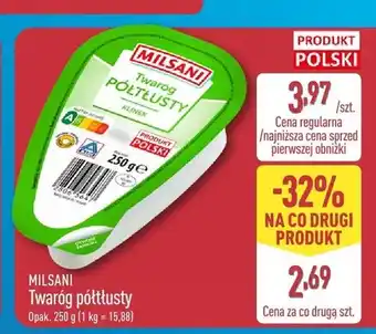ALDI Twaróg półtłusty Milsani oferta