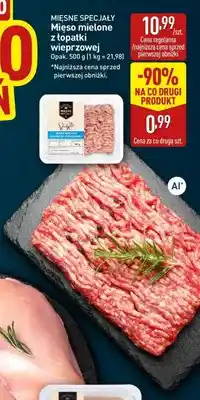 ALDI Mięso mielone z łopatki wieprzowej Mięsne Specjały oferta