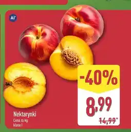 ALDI Nektarynki klasa I oferta