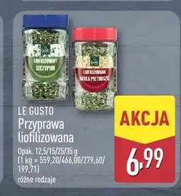 ALDI Przyprawa liofilizowana natka pietruszki Le Gusto oferta