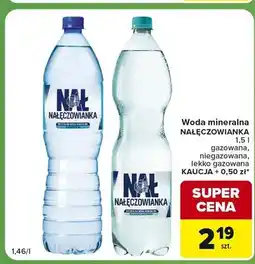 Carrefour Express Woda mineralna Nałęczowianka lekko gazowana oferta