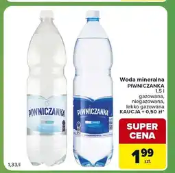 Carrefour Express Woda mineralna Piwniczanka lekko gazowana oferta
