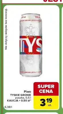 Carrefour Express Piwo Tyskie Gronie oferta