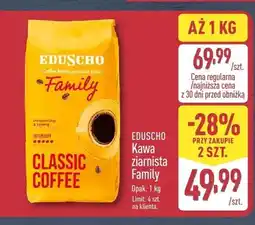 ALDI Kawa ziarnista Eduscho Family oferta