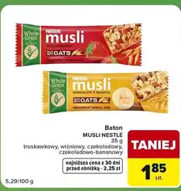 Carrefour Express Baton musli Nestlé truskawkowy oferta