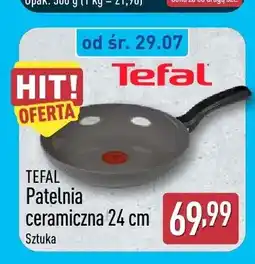 ALDI Patelnia ceramiczna Tefal 24 cm oferta
