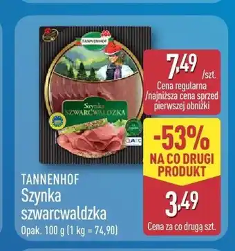 ALDI Szynka szwarcwaldzka Tannenhof oferta