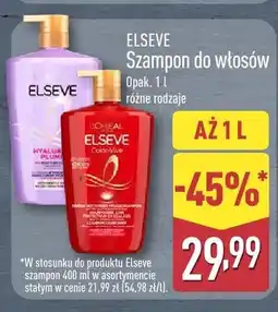 ALDI Szampon do włosów L'Oréal Elseve Hyaluron Plump oferta