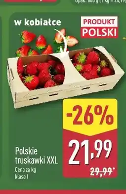 ALDI Truskawki XXL polskie oferta
