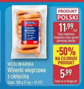 ALDI Winerki wieprzowe z cielęciną Wędliniarnia oferta