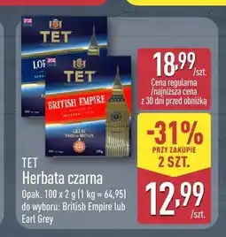 ALDI Herbata czarna TET British Empire oferta