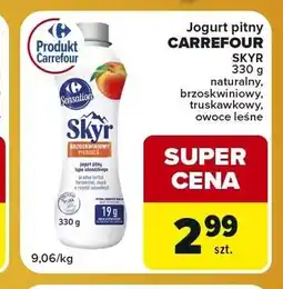 Carrefour Express Jogurt pitny Carrefour Sensation Skyr owoce leśne oferta
