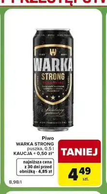 Carrefour Express Piwo Warka Strong oferta