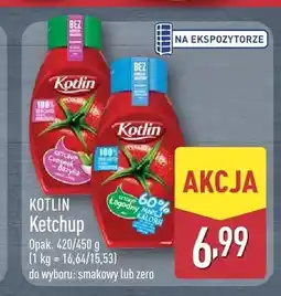 ALDI Ketchup smakowy czosnek bazylia Kotlin oferta