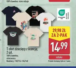 ALDI T-shirt dziecięcy z licencją 2-pak oferta