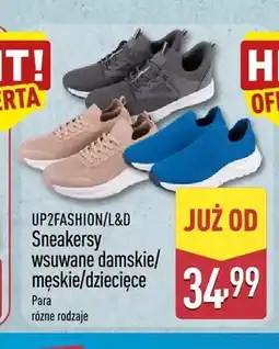 ALDI Sneakersy wsuwane damskie UP2FASHION oferta
