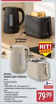 ALDI Czajnik elektryczny ryflowany Ambiano oferta
