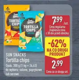 ALDI Tortilla chips solone Sun Snacks oferta