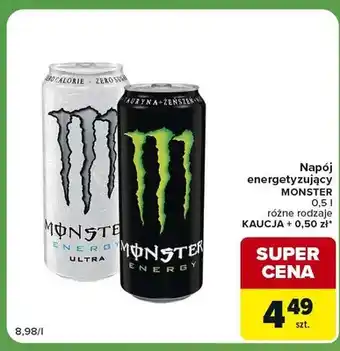 Carrefour Express Napój energetyzujący Monster Energy oferta