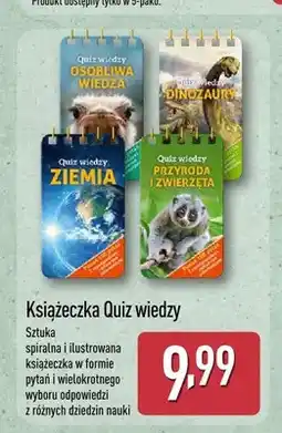 ALDI Książeczka Quiz wiedzy Dinozaury oferta