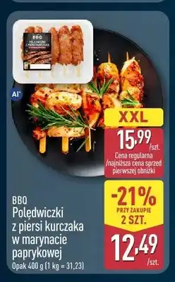 ALDI Polędwiczki z piersi kurczaka w marynacie paprykowej BBQ oferta
