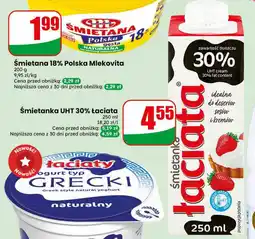 Dino Śmietanka UHT 30% Łaciata oferta