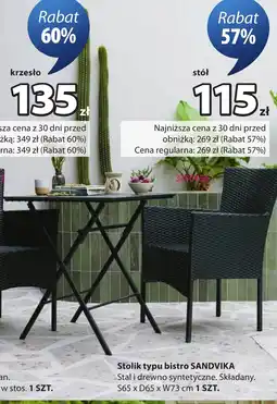 JYSK Stolik typu bistro SANDVIKA oferta
