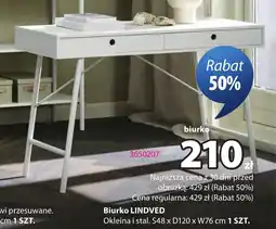 JYSK Biurko LINDVED oferta