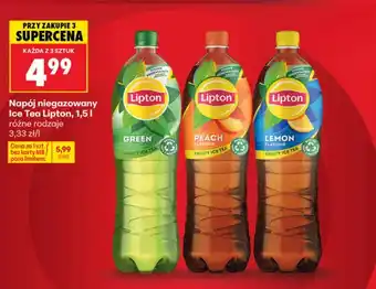 Biedronka Napój niegazowany Ice Tea Lipton Green oferta