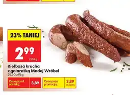 Biedronka Kiełbasa krucha z galaretką Madej Wróbel oferta