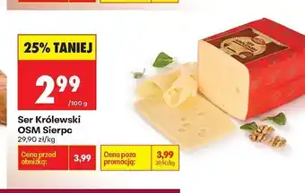 Biedronka Ser Królewski OSM Sierpc oferta