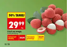 Biedronka Liczi na wagę oferta