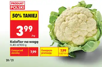 Biedronka Kalafior na wagę oferta