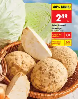 Biedronka Seler korzeń na wagę oferta