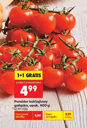 Biedronka Pomidor koktajlowy gałązka, opak oferta