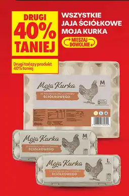 Biedronka Wszystkie jaja ściółkowe Moja Kurka oferta